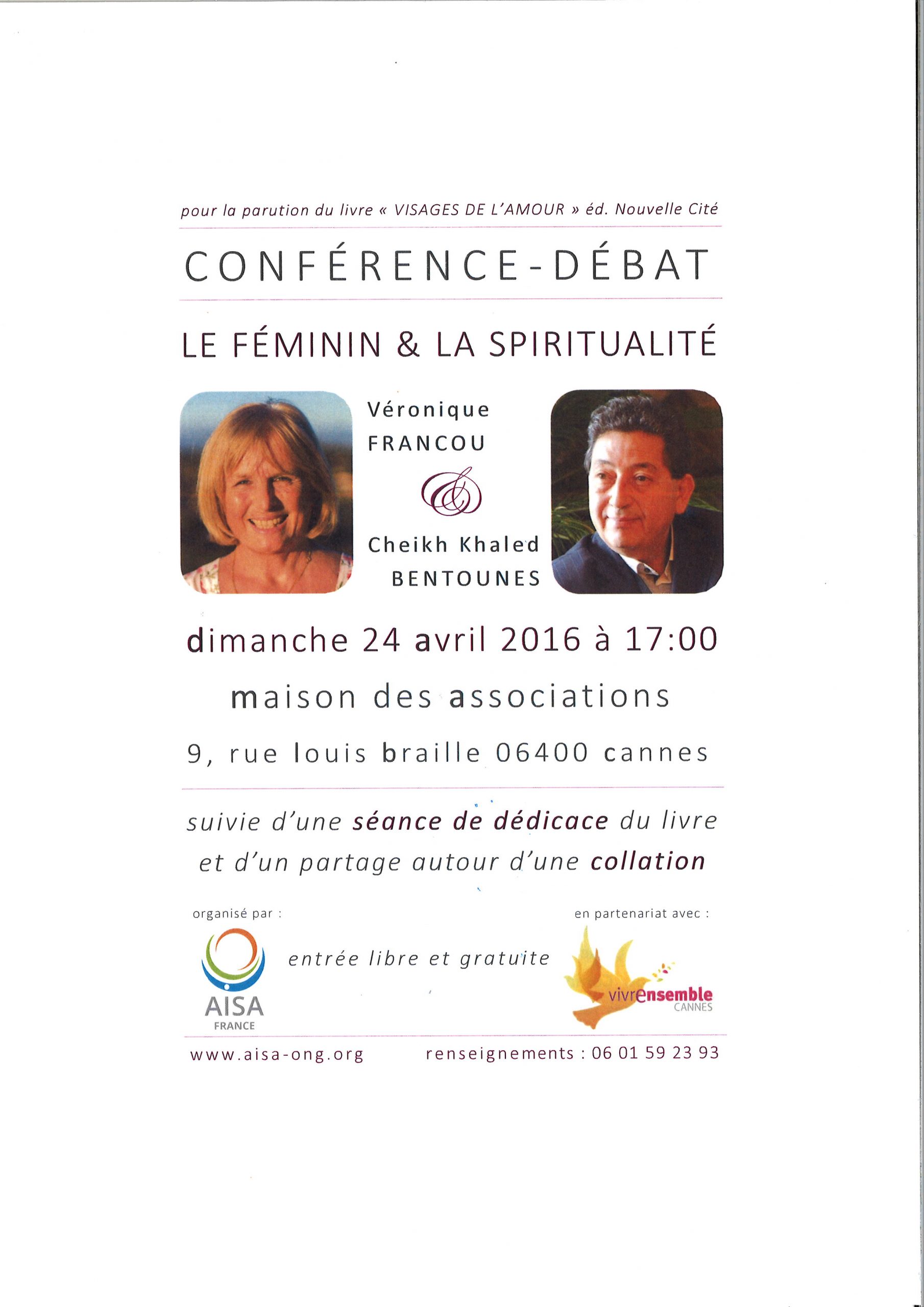 Conf Rence D Bat Sur Le Th Me Le F Minin La Spiritualit Avec