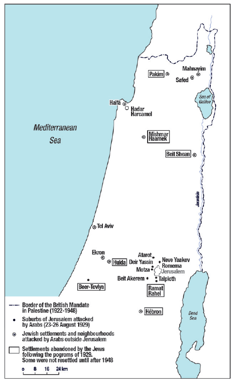 Pogroms in Palestine before the creation of the state of Israel (1830 ...